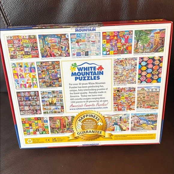 White Mountain Lobster Landing Puzzle. 1000 pieces. Complete with poster - Picture 2 of 7